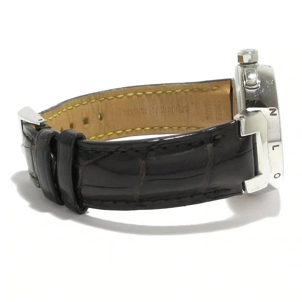 LOUIS VUITTON Tambour Chronograph Q1321 R***** Dark Brown Unisex Wrist Watch - Picture 7 of 12